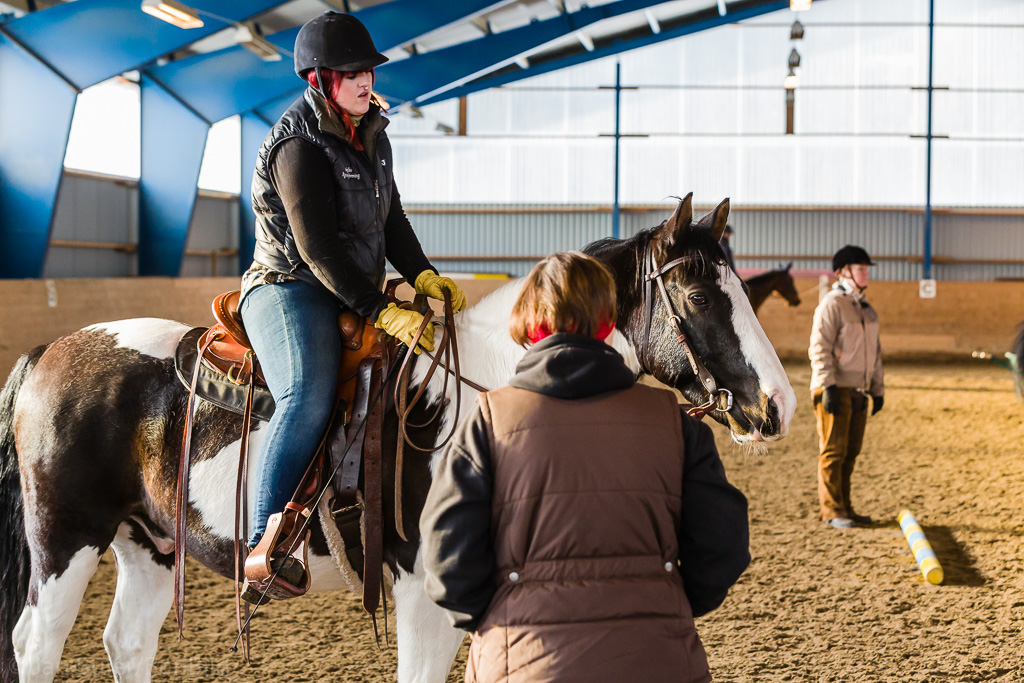 Gävle 2015-02-22 Olstorp Ridhus Hällvinn Westernridning