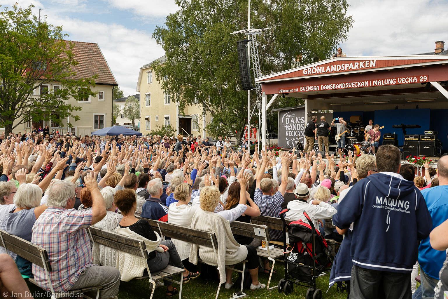 Malung 2016-07-17 Grönlandsparken Dansbandsveckan invigning